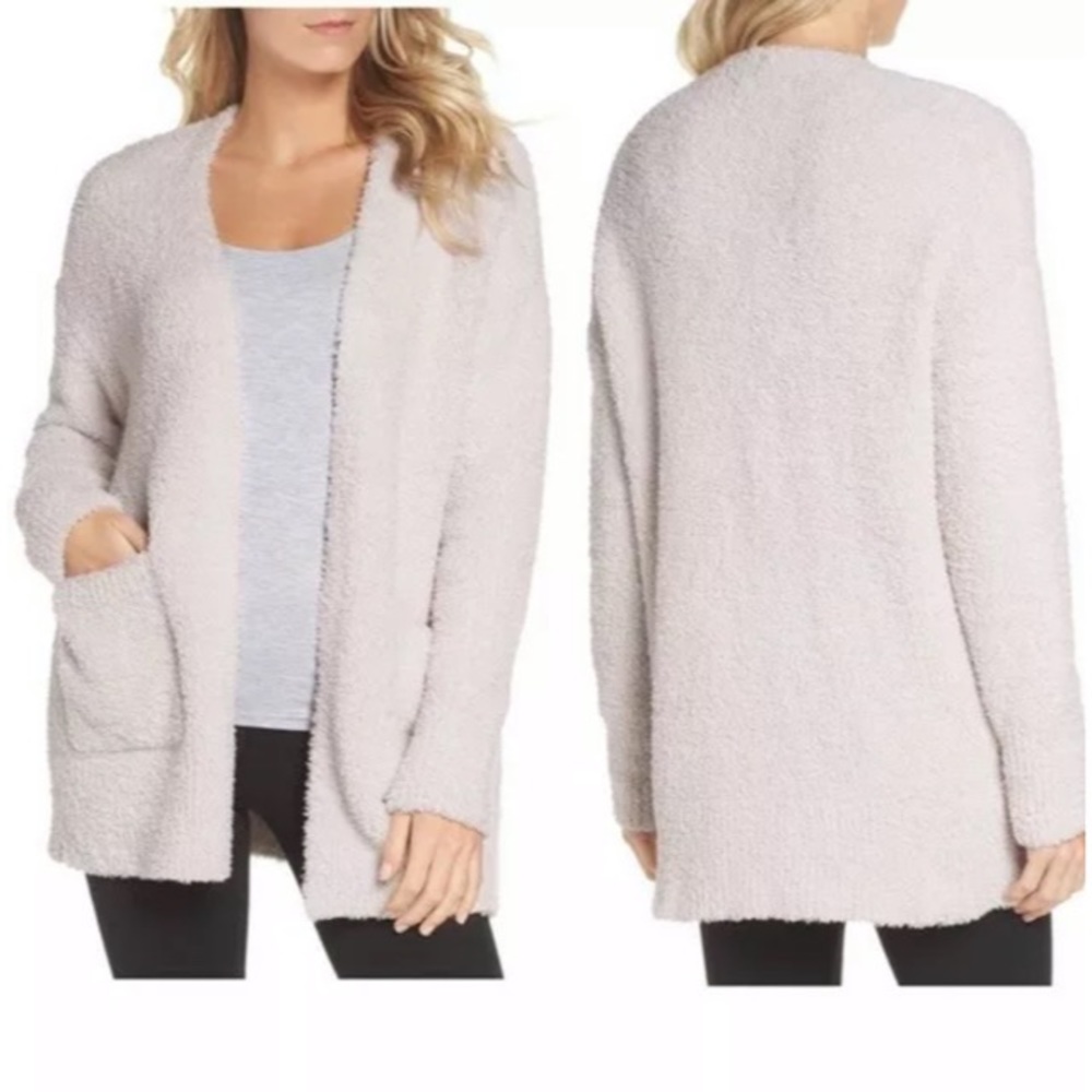BAREFOOT DREAMS CozyChic SoCal Cardigan Almond - Picture 1 of 9